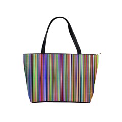 Striped Stripes Abstract Geometric Shoulder Handbags