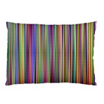 Striped Stripes Abstract Geometric Pillow Case (Two Sides) Back