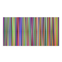 Striped Stripes Abstract Geometric Satin Shawl