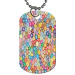 Sakura Cherry Blossom Floral Dog Tag (Two Sides) Back