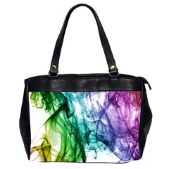 Colour Smoke Rainbow Color Design Office Handbags (2 Sides)  by Amaryn4rt