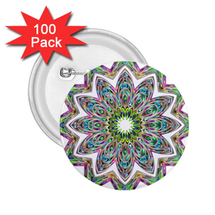 Decorative Ornamental Design 2.25  Buttons (100 pack) 