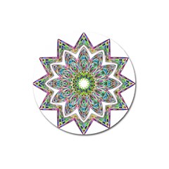 Decorative Ornamental Design Magnet 3  (round) by Amaryn4rt