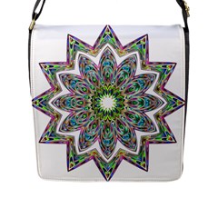 Decorative Ornamental Design Flap Messenger Bag (l)  by Amaryn4rt