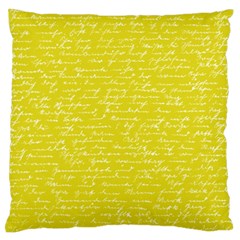 Handwriting  Standard Flano Cushion Case (two Sides) by Valentinaart