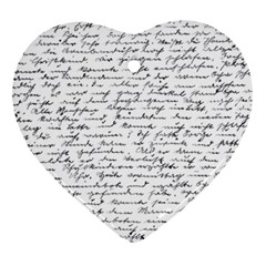 Handwriting  Ornament (heart) by Valentinaart