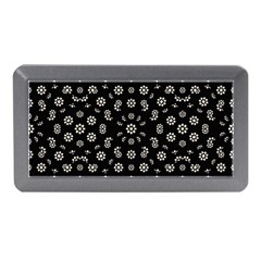 Dark Ditsy Floral Pattern Memory Card Reader (mini) by dflcprints