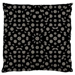 Dark Ditsy Floral Pattern Standard Flano Cushion Case (two Sides) by dflcprints
