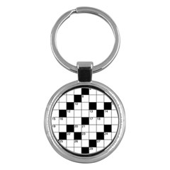 Crosswords  Key Chains (round)  by Valentinaart