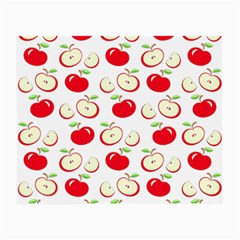 Apple Pattern Small Glasses Cloth (2-side) by Valentinaart