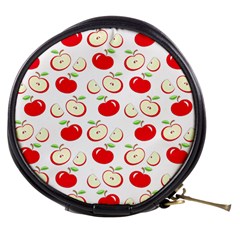 Apple Pattern Mini Makeup Bags by Valentinaart