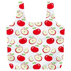 Apple Pattern Full Print Recycle Bags (l)  by Valentinaart