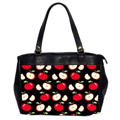 Apple Pattern Office Handbags (2 Sides)  by Valentinaart