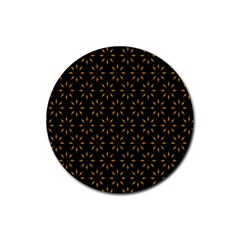 Pattern Rubber Round Coaster (4 pack) 
