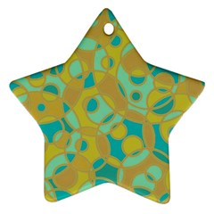 Pattern Star Ornament (two Sides) by Valentinaart
