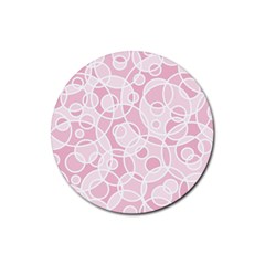 Pattern Rubber Coaster (round)  by Valentinaart