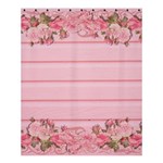 Pink Peony Outline Romantic Shower Curtain 60  x 72  (Medium)  60 x72  Curtain