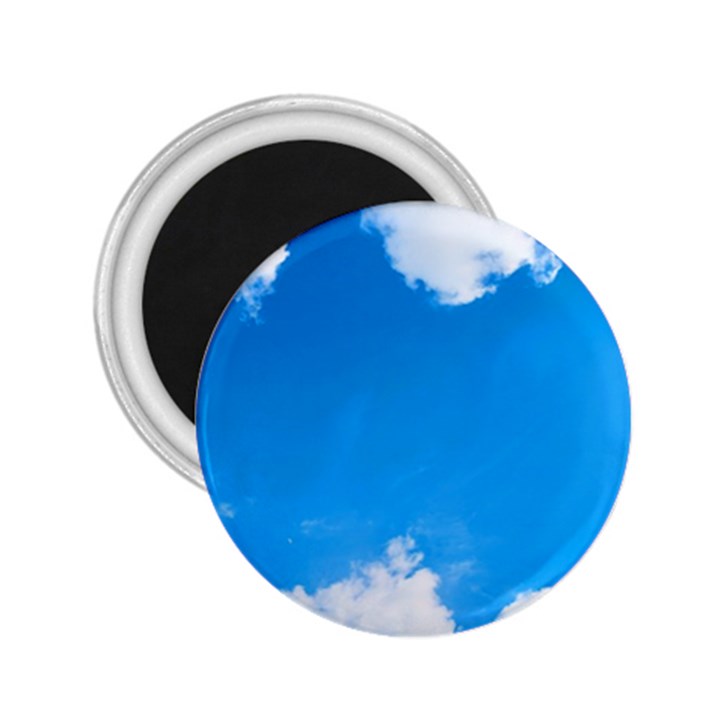 Sky Clouds Blue White Weather Air 2.25  Magnets