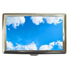 Sky Clouds Blue White Weather Air Cigarette Money Cases by Simbadda