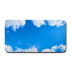 Sky Clouds Blue White Weather Air Medium Bar Mats by Simbadda