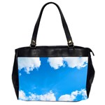 Sky Clouds Blue White Weather Air Office Handbags (2 Sides)  Front