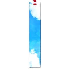 Sky Clouds Blue White Weather Air Large Book Marks by Simbadda