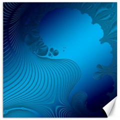 Fractals Lines Wave Pattern Canvas 20  X 20   by Simbadda