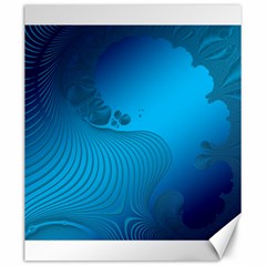 Fractals Lines Wave Pattern Canvas 20  X 24   by Simbadda