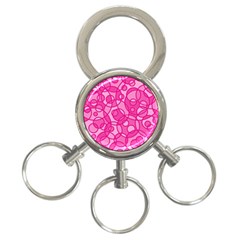 Pattern 3-ring Key Chains by Valentinaart