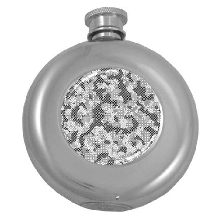 Camouflage Patterns  Round Hip Flask (5 oz)