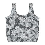 Camouflage Patterns  Full Print Recycle Bags (L)  Back