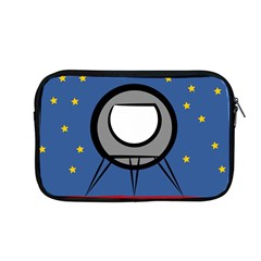 A Rocket Ship Sits On A Red Planet With Gold Stars In The Background Apple Macbook Pro 13  Zipper Case