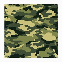 Camouflage Camo Pattern Medium Glasses Cloth by Simbadda