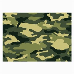 Camouflage Camo Pattern Large Glasses Cloth (2-side) by Simbadda