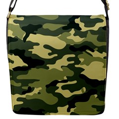 Camouflage Camo Pattern Flap Messenger Bag (s) by Simbadda