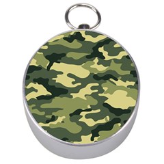 Camouflage Camo Pattern Silver Compasses