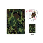 Military Camouflage Pattern Playing Cards (Mini)  Back