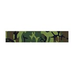 Military Camouflage Pattern Flano Scarf (Mini) Front