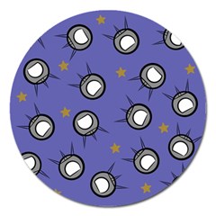 Rockets In The Blue Sky Surrounded Magnet 5  (round) by Simbadda