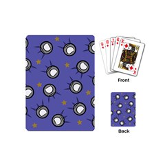 Rockets In The Blue Sky Surrounded Playing Cards (mini)  by Simbadda