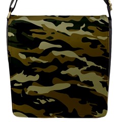 Military Vector Pattern Texture Flap Messenger Bag (s) by Simbadda