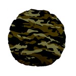 Military Vector Pattern Texture Standard 15  Premium Flano Round Cushions Front