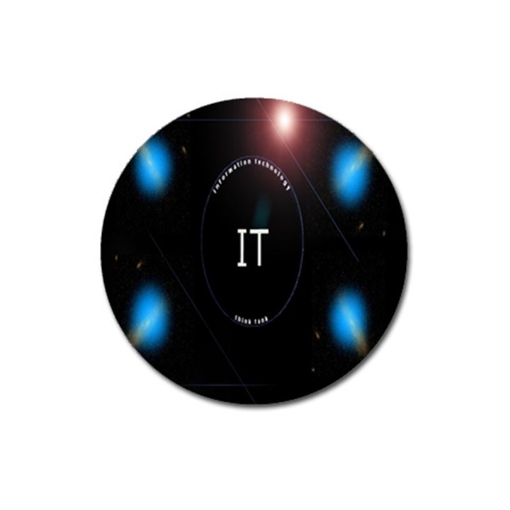 This Is An It Logo Magnet 3  (Round)