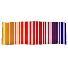 Colorful Gradient Barcode Body Pillow Case Dakimakura (two Sides) by Simbadda
