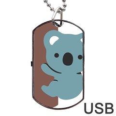 Animal Koala Dog Tag Usb Flash (two Sides)