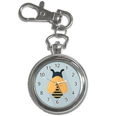 Animals Bee Wasp Black Yellow Fly Key Chain Watches