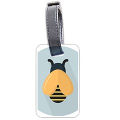 Animals Bee Wasp Black Yellow Fly Luggage Tags (one Side) 