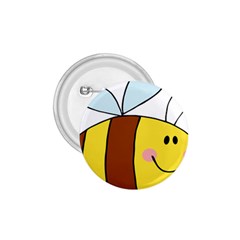 Animals Bee Wasp Smile Face 1 75  Buttons by Alisyart