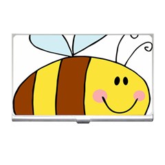 Animals Bee Wasp Smile Face Business Card Holders by Alisyart