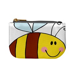 Animals Bee Wasp Smile Face Mini Coin Purses